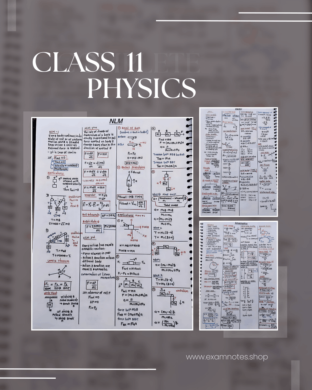 Class 11 Physics Formula Sheet PDF for NEET | Quick Revision Notes