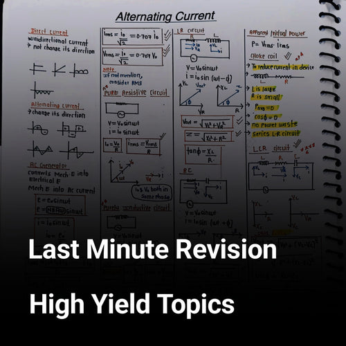 Alternating Current (AC) Formula Sheet – Class 12 Physics PDF