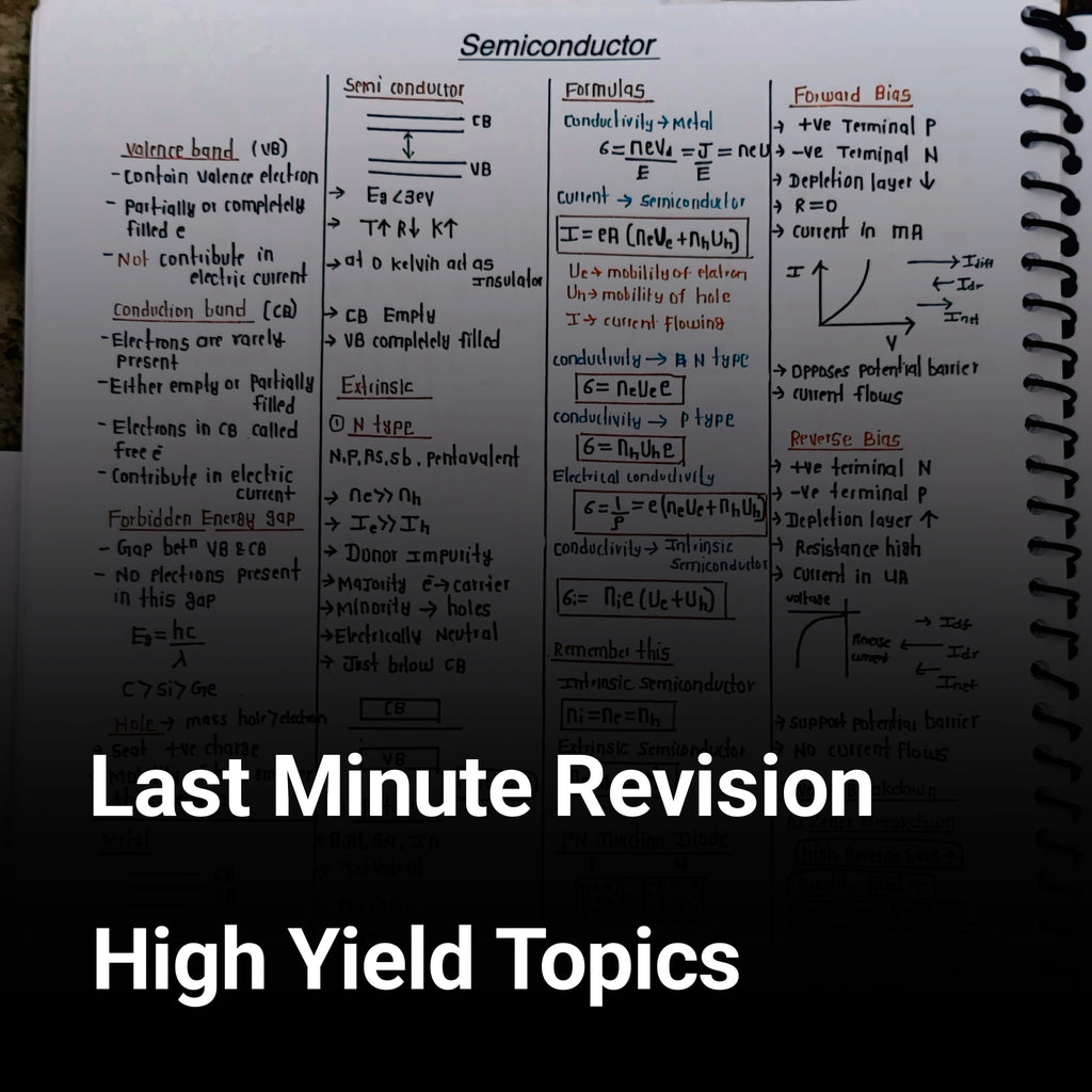 Semiconductor Electronics Short Notes – Class 12 Physics PDF
